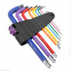 Ball End Hex Key Set Allen Colour Coded Long Torx Multi-coloured Allen Key Set