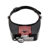 Magnifying Glass Headset LED Light Head Headband Visor Magnifier Loupe With Box