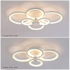 LED Ceiling Light Geometric Lamp Chic Design Lights Fixture Room Decor Lighting