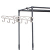Heavy Duty Clothes Rail Rack Display Stand Storage Garment Metal Shelf Unit Home