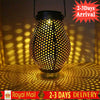 Solar Powered LED Light Lantern Hanging Outdoor Garden Lamp Garden Decor IP44