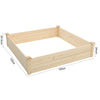 4FT Large Wooden Raised Garden Planting Bed Vegetable Flower Plants Planter Box