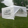 Gazebo 3 sided windows Party Tent Marquee Waterproof Outdoor Wedding Canopy 3X3M