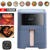 6L Air Fryer Cooker Oven LED Touch Low Fat Healthy Oil free Kitchen Fry Cooker