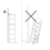 Mondeer Bathroom Tall Cabinet Storage Unit Organizer Tower with Shelves White