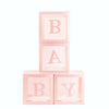 4PCS Boy Girl Baby Shower Love Party Decorations Transparent Cardboard Box Gift