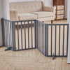 3 4 Panel Puppy Dog Pen Folding Gate Play Fence Pet Home Divider Safety Indoor