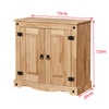 New Sideboard 2 Door Storage Cupboard Solid Mexican Waxed Pine Buffet Cabinet