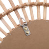 Rustic Sun Flower Boho Round Rattan Bamboo Framed Wall Hanging Mirror Bedroom UK