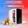 10L Mini Fridge Portable Refrigerator Cooler and Warmer Tabletop Home Car Office