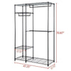 Large Clothes Rail Hanging Coat Stand Shoe Rack Shelf Storage Wardrobe Organizer