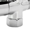 3/4" BSP Chrome 3-Way T-Adapter Shower Head Diverter Valve for Bath mixer Tap