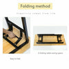 NEW Folding Computer Desk Foldable Table Wooden Laptop Study Desk Home Office