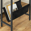 Side Table End Table w/ Magazine Holder Sling Nightstand 48 x 24 x 61cm Vintage