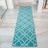 Modern Teal Rug | Cheap Rugs For Living Room | Soft Non Shedding Bedroom Carpet