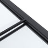Decorative Window Style Mirror Wall Mounted Indoor Outdoor Arch Mirror 50x115cm