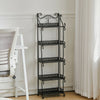 3/5 Tiers Metal Flower Pot Plant Stand Bookshelf Display Storage Corner Shelves