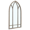Large Garden Mirror Arch Metal Frame Hanging Wall Mounted Vintage Window Style