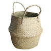 Wovens Seagrass Belly Basket Plant Flower Storage Straw Pot Home Garden Decors