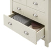 Lisbon 2+2 4 Drawer Chest Storage Bedroom Cabinet Furniture Cream Oak