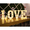 A-Z LED Large Letter 0-9 Number Night Light Sign UP Birthday Party Wedding Decor