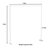 Adjustable 1m 2m 3m Wedding Arch Frame Backdrop Rectangular Stand Party Door Dec