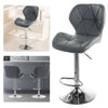 New 1pc Kitchen Breakfast Bar Stools Pu Swivel Counter Chairs Footrest Barstools
