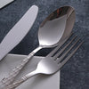 32-Piece Cutlery Set Flatware Stainless Steel Rounded Spoon Edge Dishwasher Safe