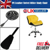 Adjustable Office Chair 5 Legged Wheels 360 Swivel Computer Desk PU Cushioned UK