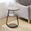 3 Tier Round Coffee Table Sofa End Side Table Stylish Living Room Bedroom Stand