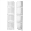 4 Tier Bathroom Corner Shelf Display Stand Dampproof Floor Stand Cabinet Unit
