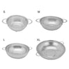 Stainless Steel Mesh Colander Kitchen Bowl Drainer Vegetable Sieve S M LXL