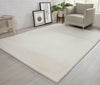 Natural Faux RABBIT FUR Rug Ultra Soft Wool Shaggy Thick Pile Rugs Carpet Mat