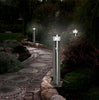 PIR LED Bollard Garden Lamp Post Stainless Steel Outdoor Motion Sensor Light