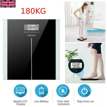 180KG Electronic Weight Scale Digital Bathroom Weighing Body Scales Cyber Monday