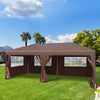 3m x 6m Pop Up Gazebo Party Tent Canopy Marquee with Storage Bag Cream