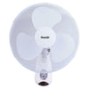 16" WALL MOUNTED OSCILLATING FAN WITH REMOTE CONTROL & 7.5 HOUR TIMER