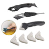 Silicone Scraper Caulking Grouting Sealant Finishing Cleaning Remover Tool Kit