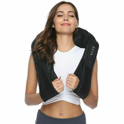 Electric Shiatsu Kneading Neck Shoulder Body Massager With Heated Function UK