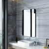 81 x 51cm Bathroom Wall Mirror Rectangular Wall Hanging Mirror Rounded Corner