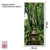 Greenery Way - Self-adhesive Good Quality Door Mural 90cm Width UK door Size