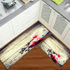 New 3D Non Slip Mat Machine Washable Kitchen Rug Entrance hall back Fruit mats