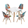70*70cm Square Dining Table Kitchen Table Coffee Table Modern White Home Office