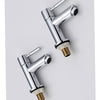 Waterfall Bathroom Tap Chrome Basin Mixer Bath Filler Shower Deck Tap Faucet Set