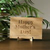 Mothers Day Gift Wood Plaque Desktop Stand Happy Mother's Day Sign Card Present