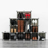 Interlocking 16 Compartment Shoe Organiser Storage Cube Rack Black White Design
