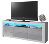 TV Unit 160cm Modern Cabinet Stand Sideboard High Gloss/Matt Doors With Free LED