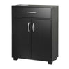 Small 2 Door 1 Drawer Hallway Living Room Sideboard Wooden Storage Cabinet Unit