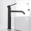 Bathroom Basin Mixer Taps Single Lever Tall Counter Faucet Black Brushed Tap