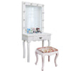 Super Large Hollywood Light Up Vanity Mirror w/ LED Globe Lights Dressing Table